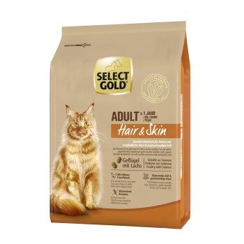 SELECT GOLD Hair+Skin Adult Lachs und Geflügel 2.5 kg