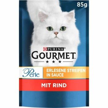 GOURMET Perle Erlesene Streifen Rind 26x85 g