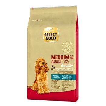 SELECT GOLD Sensitive Adult Medium Lachs und Kartoffel 12 kg