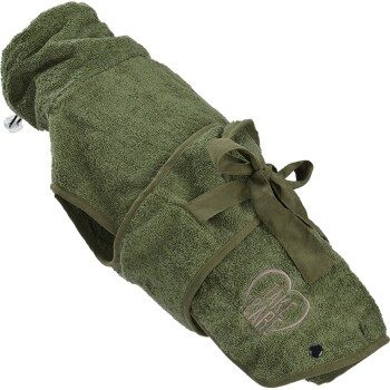 TAKE CARE Bademantel für Hunde S 36 cm