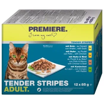 PREMIERE Tender Stripes Adult Multipack 12x85g