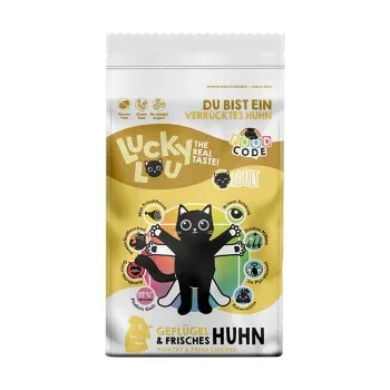 Lucky Lou Trockenfutter für Katzen, Adult Geflügel und Huhn 9 kg