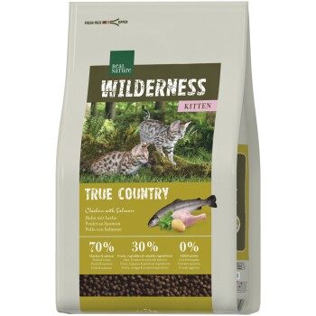 REAL NATURE WILDERNESS Trockenfutter Katze, Kitten, True Country, Huhn mit Fisch 7 kg