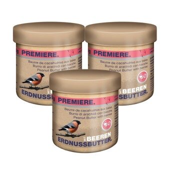 PREMIERE Erdnussbutter mit Beeren 3x250g