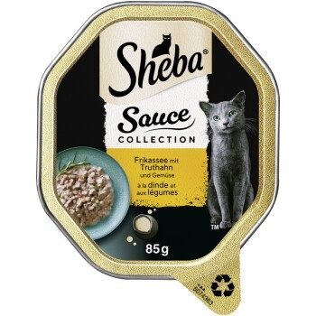 Sheba Sauce Collection 22 x 85 g mit Truthahn und Gemüse 22x85 g