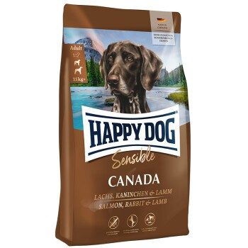 HAPPY DOG Sensible Trockenfutter Hund Adult, Canada 11 kg