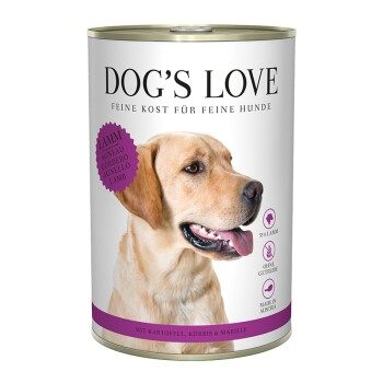 DOG'S LOVE Adult Classic 6x400g Lamm mit Kartoffel und Kürbis 6x400 g