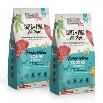 MAC's Dog Mono Adut Trockenfutter Rind 2x12 kg