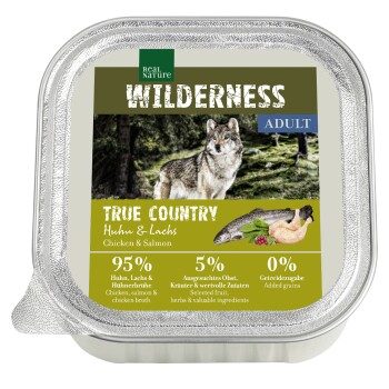REAL NATURE WILDERNESS Adult Huhn und Lachs 64x100 g