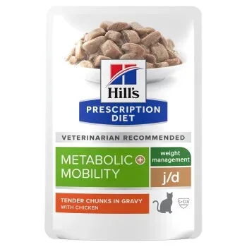 Hill's Prescription Diet j/d Metabolic + Mobility mit Huhn - Sparpaket: 24 x 85 g