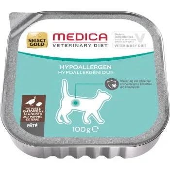 SELECT GOLD Medica Hypoallergen Pute und Kartoffel 16x100 g
