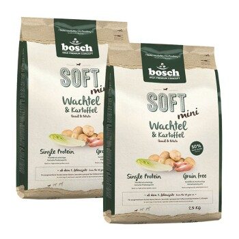 bosch Soft Mini Wachtel & Kartoffel 2x2.5 kg