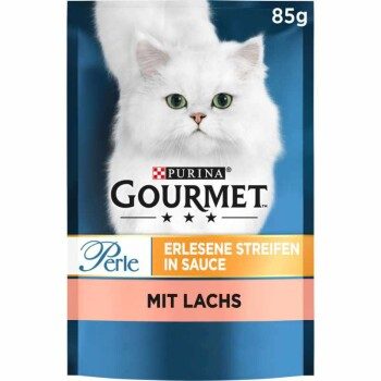 GOURMET Perle Erlesene Streifen Lachs 26x85 g