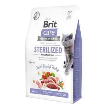 Brit Care Trockenfutter Katze Sterilized Adult Ente & Truthahn 7 kg