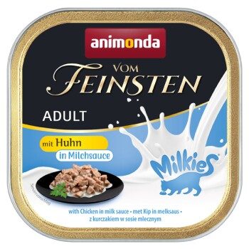 animonda Vom Feinsten Adult Milkies 32x100g Huhn, in Sauce
