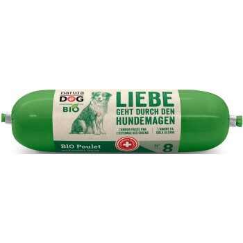NaturaDog Wurst Huhn mit Kartoffel 20x400 g