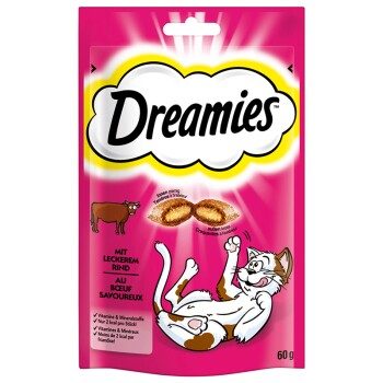Dreamies Katze Snack Rind 6x60 g