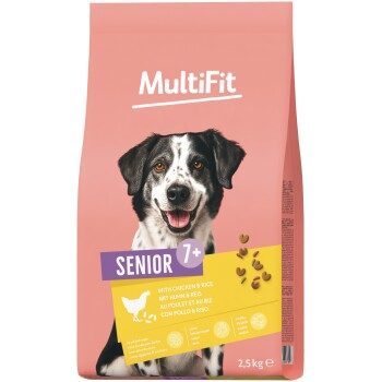 MultiFit Trockenfutter Hund Senior Huhn und Reis 2.5 kg