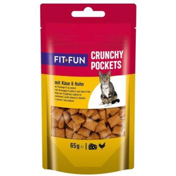 FIT+FUN Crunchy Pockets Huhn und Käse 7x65 g