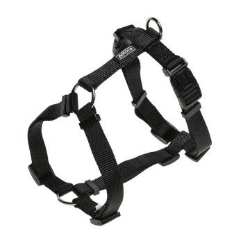 AniOne H-Geschirr Classic Nylon schwarz S