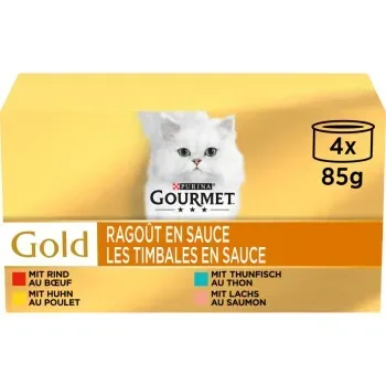 GOURMET Gold Sauce Delight mit Fleisch und Fisch