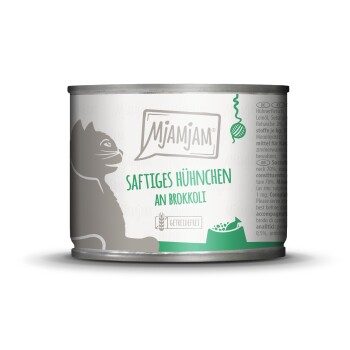 MjAMjAM Nassfutter Katze Adult Huhn und Brokkoli 6x200 g