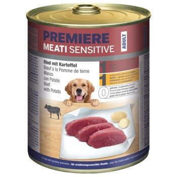 PREMIERE Meati Sensitive Rind und Kartoffel 24x800 g