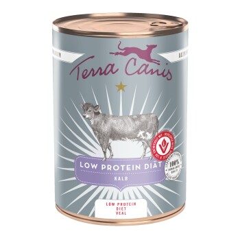 Terra Canis Nassfutter Hund Low Protein Diät Kalb 6x400 g