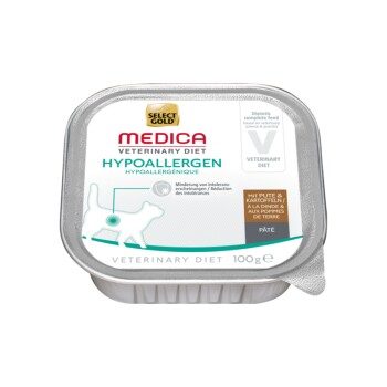 SELECT GOLD Medica Hypoallergen Pute und Kartoffel 16x100 g