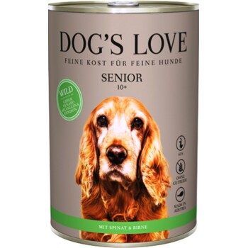 DOG'S LOVE Senior 6x800g Wild und Spinat 6x400 g