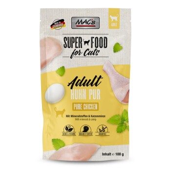 MAC's Nassfutter Katze Adult Hühnchen pur 48x100 g