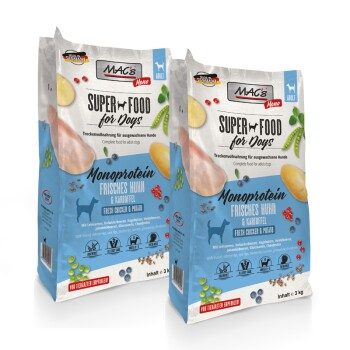 MAC's Dog Mono Adut Trockenfutter Huhn 2x3 kg