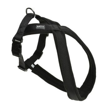 AniOne X-Geschirr Classic schwarz S-M