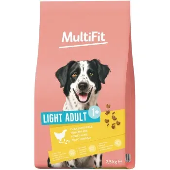 MultiFit Trockenfutter Hund Adult, Light, Huhn mit Reis 2.5 kg