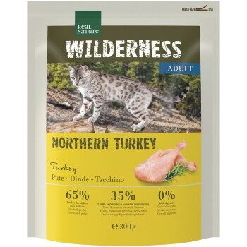 REAL NATURE WILDERNESS Trockenfutter Katze, Adult, Northern Turkey, 300 g