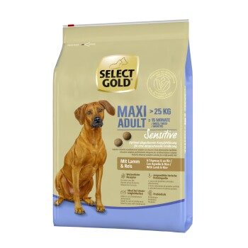 SELECT GOLD Sensitive Adult Maxi Lamm und Reis 4 kg