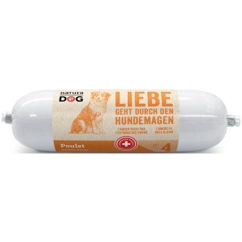 NaturaDog Wurst mit Huhn und Reis 20x400 g