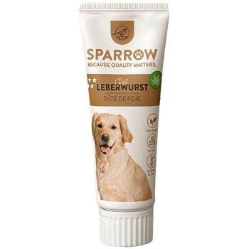 Sparrow Leberwurst mit CBD 2x75 g