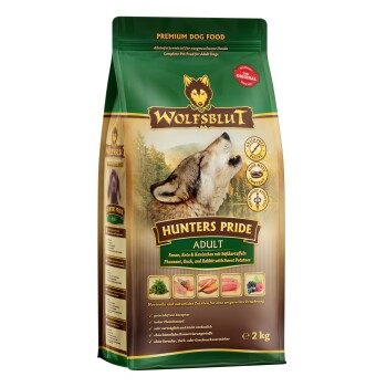 WOLFSBLUT Hunters Pride Fasan Ente Kaninchen 2kg 2x2 kg
