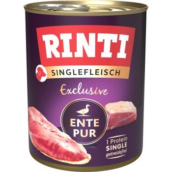RINTI Singlefleisch Exclusive Ente pur 6x800 g