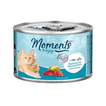 MOMENTS Adult Thunfisch mit Miesmuscheln 24x140 g