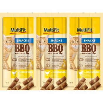 MultiFit BBQ Meat Sticks Hähnchen 35x5 g