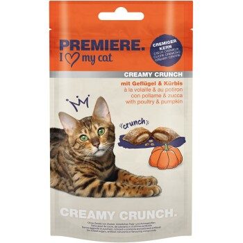 PREMIERE Creamy Crunch Geflügel und Kürbis 6x60 g