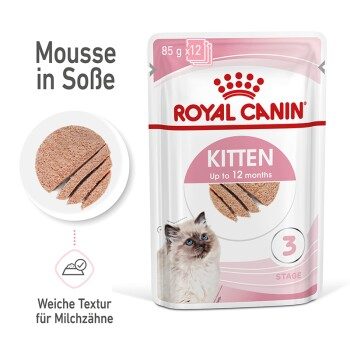 ROYAL CANIN Kitten Mousse in Soße 48x85 g