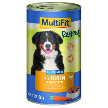 MultiFit Ragout Huhn und Karotten 12x1.2 kg
