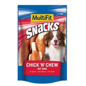 MultiFit Snacks Chick ?n? Chew mit Rind 2x100 g