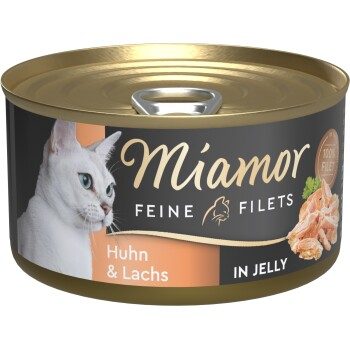 Miamor Feine Filets in Jelly Lachs und Huhn 24x100 g