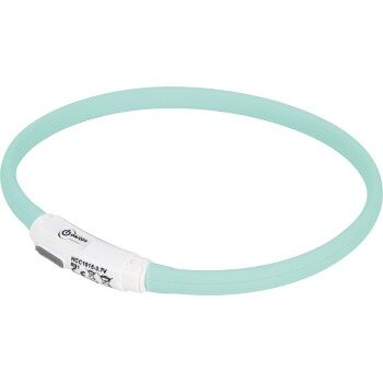 AniOne Leuchtring Silikon Kette türkis S-M