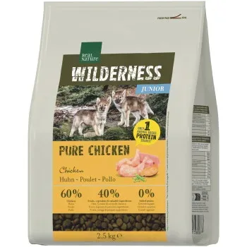 REAL NATURE WILDERNESS Trockenfutter Hund Pure Chicken Junior 12 kg Pure Chicken 2.5 kg