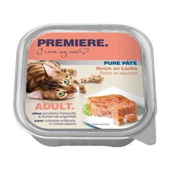 PREMIERE Pur Paté Adult Lachs 32x100 g